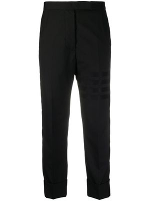 Thom Browne pantalon de costume crop - Noir