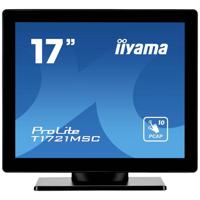 Iiyama ProLite T1721MSC-B2 Touchscreen monitor Energielabel: E (A - G) 43.2 cm (17 inch) 1280 x 1024 Pixel 5:4 5 ms VGA, HDMI, Audio-Line-out, USB IPS LED Iiyama ProLite T1721MSC-B2 Touchscreen monitor Energielabel: E (A - G) 43.2 cm (17 inch) 1280 x 1024 Pixel 5:4 5 ms VGA, HDMI, Audio-Line-out, USB IPS LED