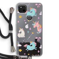 Fantasiewereld: Pixel 4a Transparant Hoesje met koord