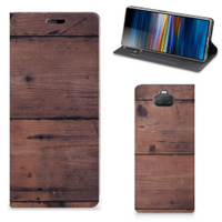 Sony Xperia 10 Book Wallet Case Old Wood