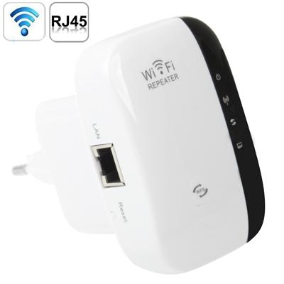 EU stekker 300Mbps Wireless-N Wi-Fi 802.11n Repeater Range Expander (WS-WN560N2)