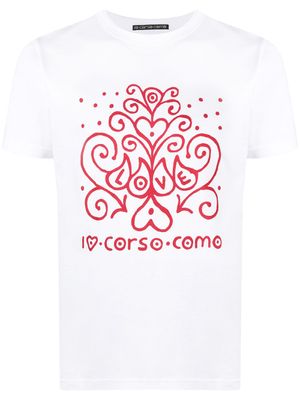 10 CORSO COMO t-shirt à logo imprimé - Blanc