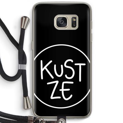 KUST ZE: Samsung Galaxy S7 Transparant Hoesje met koord