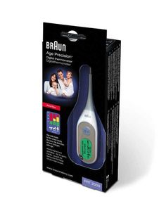 Braun PRT2000 digitale lichaams thermometer Contact Blauw, Wit Onderarm