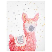 Beliani AFASSA - Canvas-Roze-Polyester - thumbnail