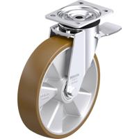 Blickle L-ALB 250K-3-ST Plaatstalen zwenkwiel Wieldiameter: 250 mm Draagvermogen (max.): 500 kg 1 stuk(s)
