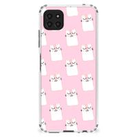 Samsung Galaxy A22 5G Case Anti-shock Sleeping Cats