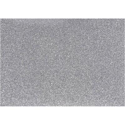Creativ Company Opstrijkfolie glitter zilver, a5