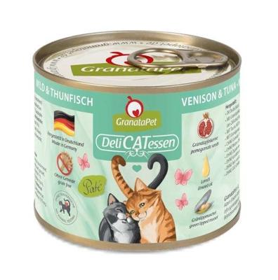 GRANATAPET DeliCATessen Venison and tuna - nat kattenvoer - 200g