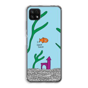 Aquarium: Samsung Galaxy A22 5G Transparant Hoesje