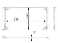 Condensor, airconditioning AC751000S
