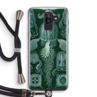 Haeckel Cubomedusae: Samsung Galaxy J8 (2018) Transparant Hoesje met koord