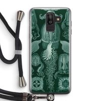 Haeckel Cubomedusae: Samsung Galaxy J8 (2018) Transparant Hoesje met koord