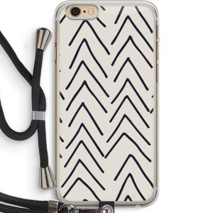 Marrakech Arrows: iPhone 6 PLUS / 6S PLUS Transparant Hoesje met koord