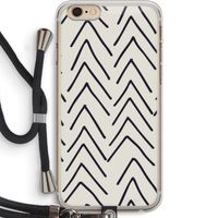 Marrakech Arrows: iPhone 6 PLUS / 6S PLUS Transparant Hoesje met koord