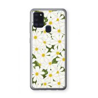Summer Daisies: Samsung Galaxy A21s Transparant Hoesje Summer Daisies: Samsung Galaxy A21s Transparant Hoesje