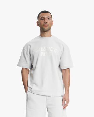 Croyez Homme Heavyweight Atelier T-shirt Crb30026003 Print T-shirts 41002 Light Grey