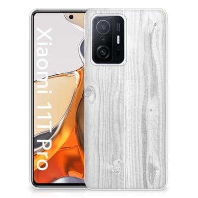 Xiaomi 11T | 11T Pro | Bumper Hoesje | White Wood