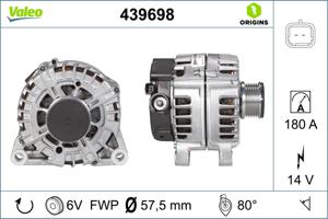 Valeo Alternator/Dynamo 439698