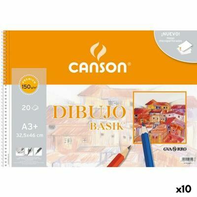Tekenblok Canson Basik Microgeperforeerd 20 Lakens A3 (10 Stuks)