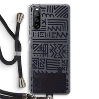 Marrakech print: Sony Sony Xperia 10 III Transparant Hoesje met koord