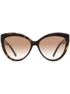 Jimmy Choo Eyewear lunettes de soleil Sinnie à monture papillon - Marron