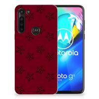Motorola Moto G8 Power TPU bumper Sterren - thumbnail