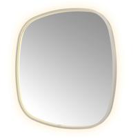 Spiegel Hotbath &MORE 80x80 cm LED-Verlichting Spiegelverwarming Deens Ovaal RVS
