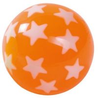 Goki Stuiterbal Sterren: 45 mm Oranje - thumbnail
