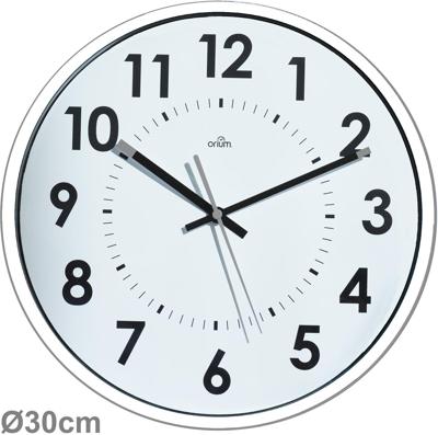 Orium by CEP wandklok, quartz, diameter 30 cm, wit