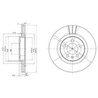 Delphi Diesel Remschijf BG3036 - thumbnail