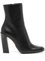 Victoria Beckham bottines en cuir à bout carré 100 mm - Noir - thumbnail