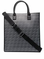 Burberry sac cabas à imprimé monogrammé - Noir