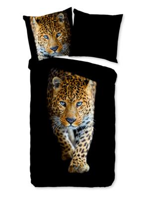 Good Morning Dekbedovertrek "Luipaard" - Zwart - (135x200 cm) - Katoen Good Morning Dekbedovertrek "Luipaard" - Zwart - (135x200 cm) - Katoen