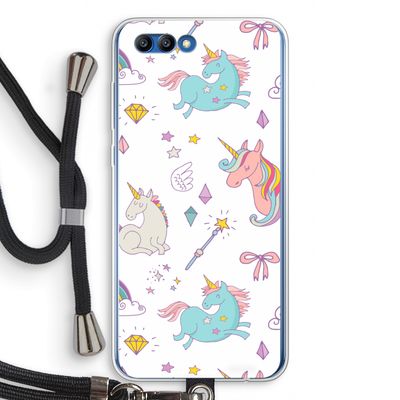 Fantasiewereld: Honor 10 Transparant Hoesje met koord