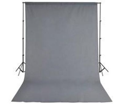 Bresser D-26 support 300cm + doek 3x6m grijs