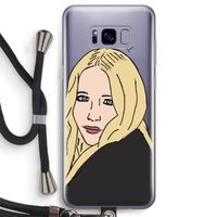 Mary Kate: Samsung Galaxy S8 Transparant Hoesje met koord