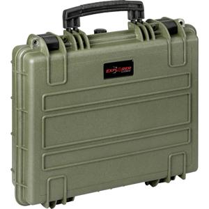 Explorer Cases Outdoor-koffer 4412HL.G green with pick & pluck foam (b x h x d) 45 x 35 x 13 cm Olijf-groen 4412HL.G