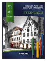Tekenblok Aurora 27x36cm 20 vel 200 gram Steinbach papier | 5 stuks