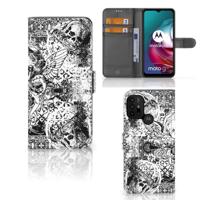 Telefoonhoesje met Naam Motorola Moto G10 | G20 | G30 Skulls Angel Telefoonhoesje met Naam Motorola Moto G10 | G20 | G30 Skulls Angel
