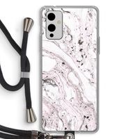 Mengelmoes: OnePlus 9 Transparant Hoesje met koord
