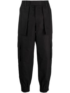 Alexander McQueen pantalon en coton à poches cargo - Noir