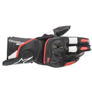 ALPINESTARS SP-2 V3, Race motorhandschoenen, Zwart-Wit-Helder Rood