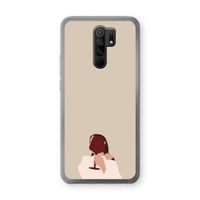 I drink wine: Xiaomi Redmi 9 Transparant Hoesje
