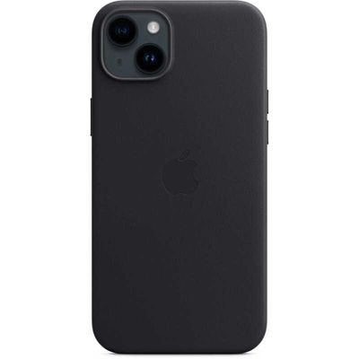 Leren hoesje met MagSafe voor iPhone 14 Plus - Middernacht Telefoonhoesje