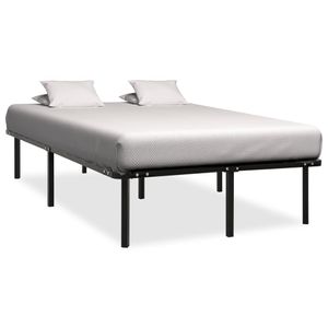 Bedframe metaal zwart 160x200 cm