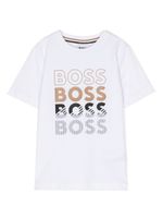 BOSS Kidswear t-shirt en jersey à logo imprimé - Blanc - thumbnail