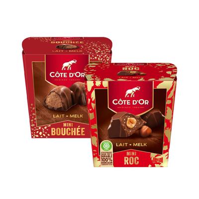 Côte d'Or Sélection kerstpakket: Mini Bouchée & Mini Roc - 383g