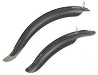 M-Wave spatborden set mud max 16/20 inch zwart