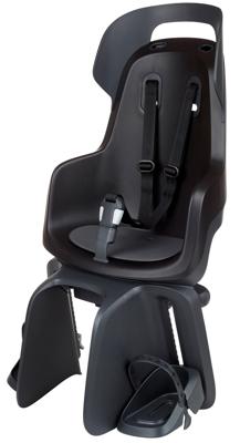 Bobike Kinderzitje achter go maxi rs met dragerbevestiging (cfs) en slaapstand - urban zwart